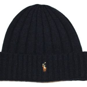 Polo Ralph Lauren Men's Skull Cap Beanie Navy Blue
